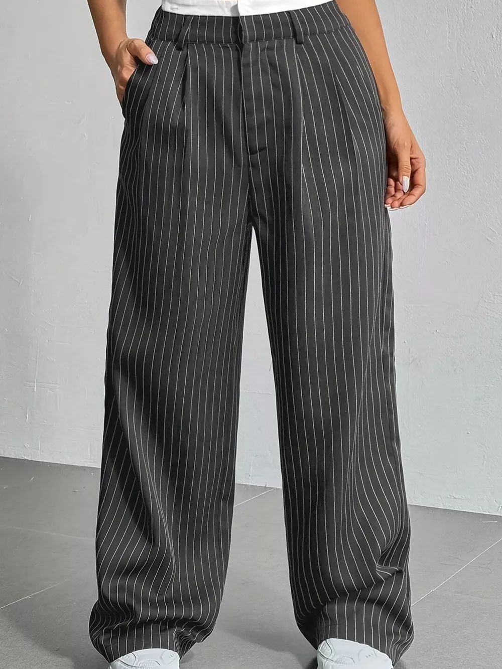 Striped Wide-Leg Pants, image 13