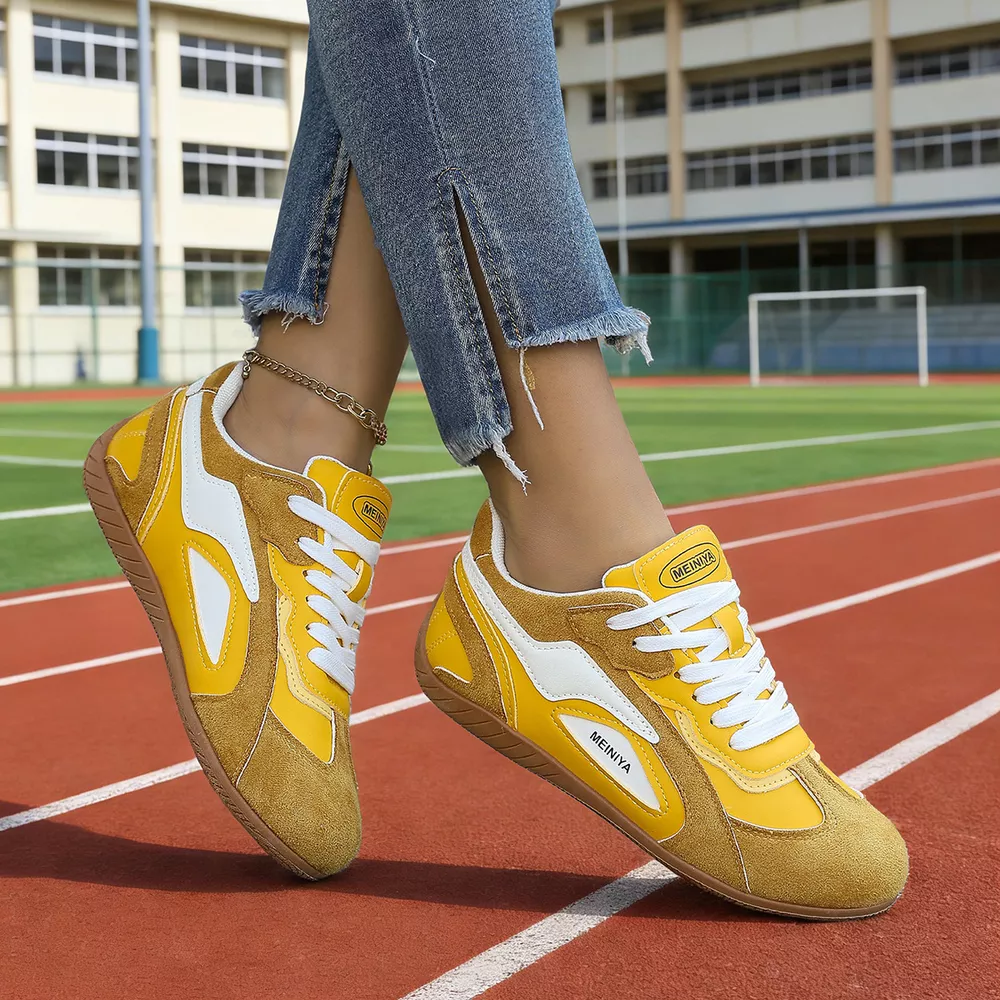 Round Toe Lace Up Sneakers, image 3