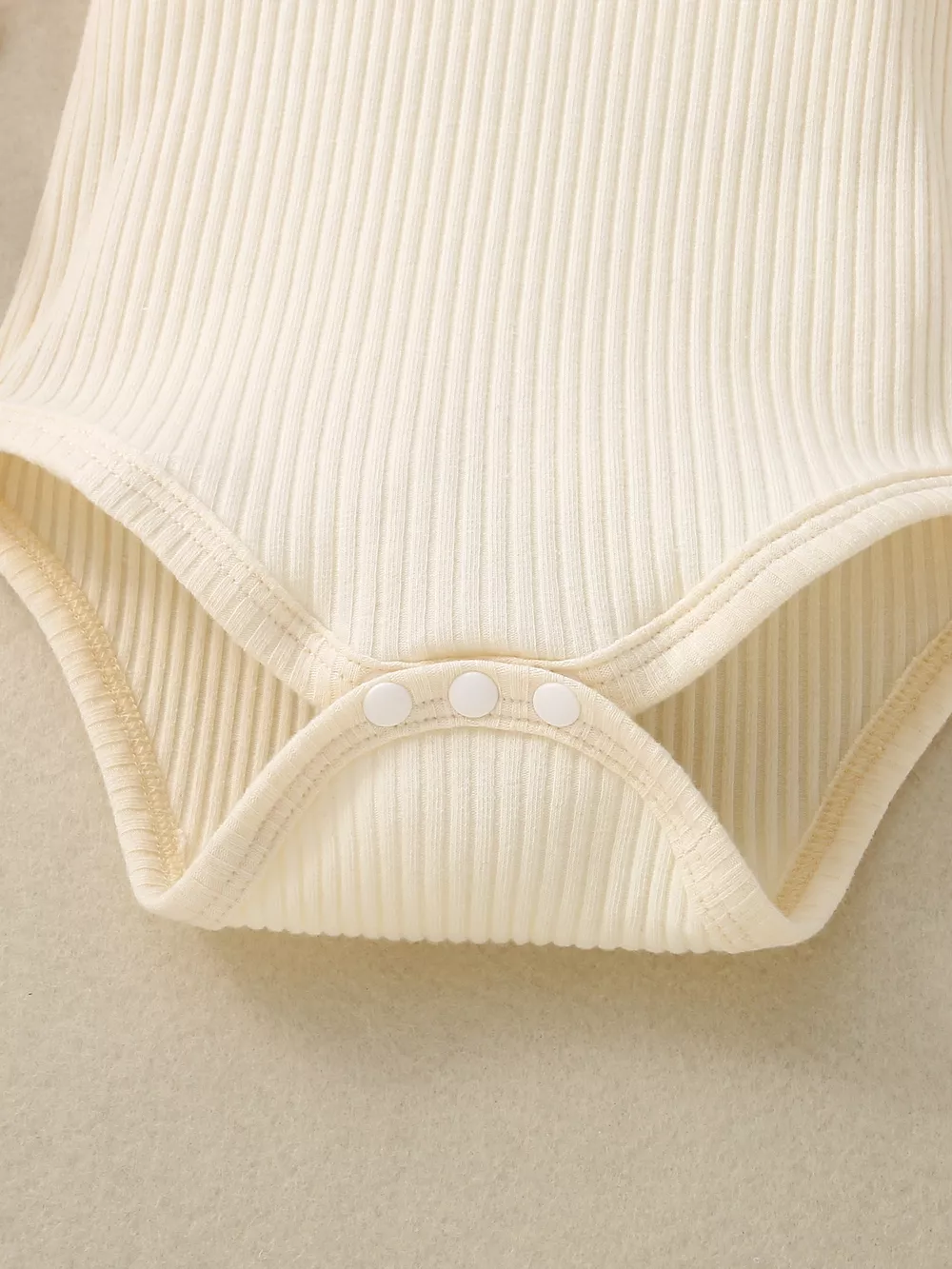 Children's Ribbed Ruffle Trim Bodysuit & Shorts Set, image 12