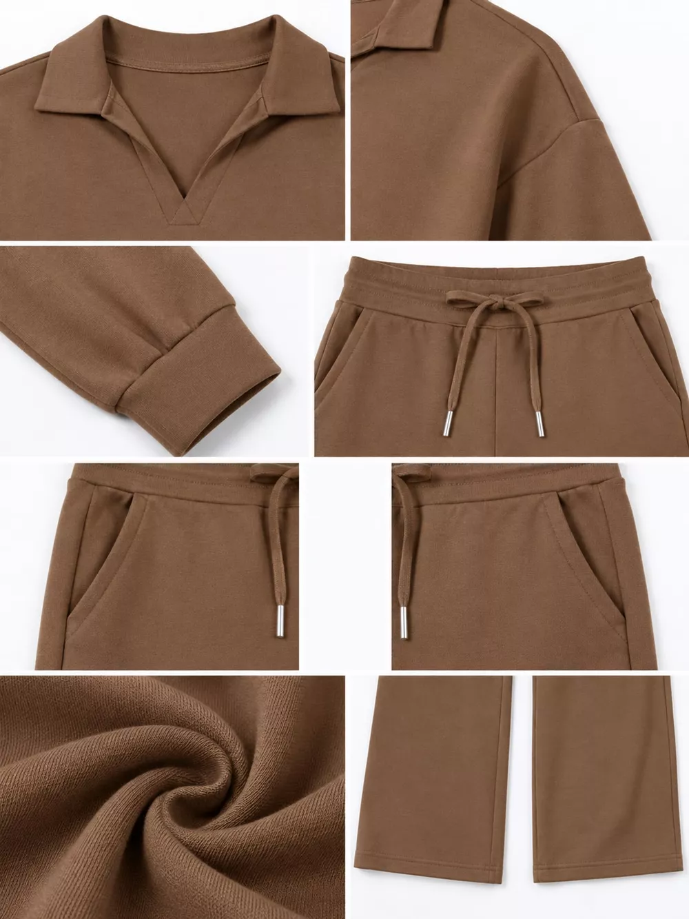 Dropped Shoulder Top and Pants Set, image 24