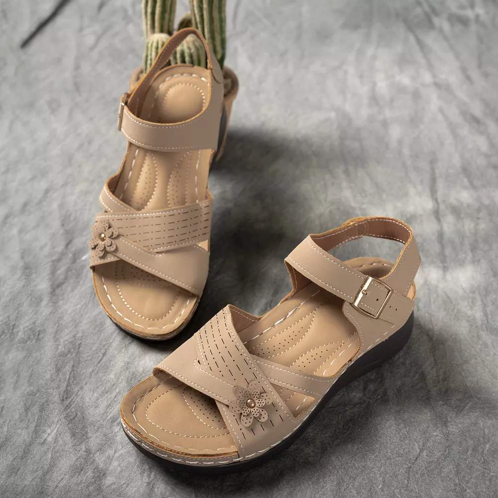 Open Toe Wedge Sandals, image 9