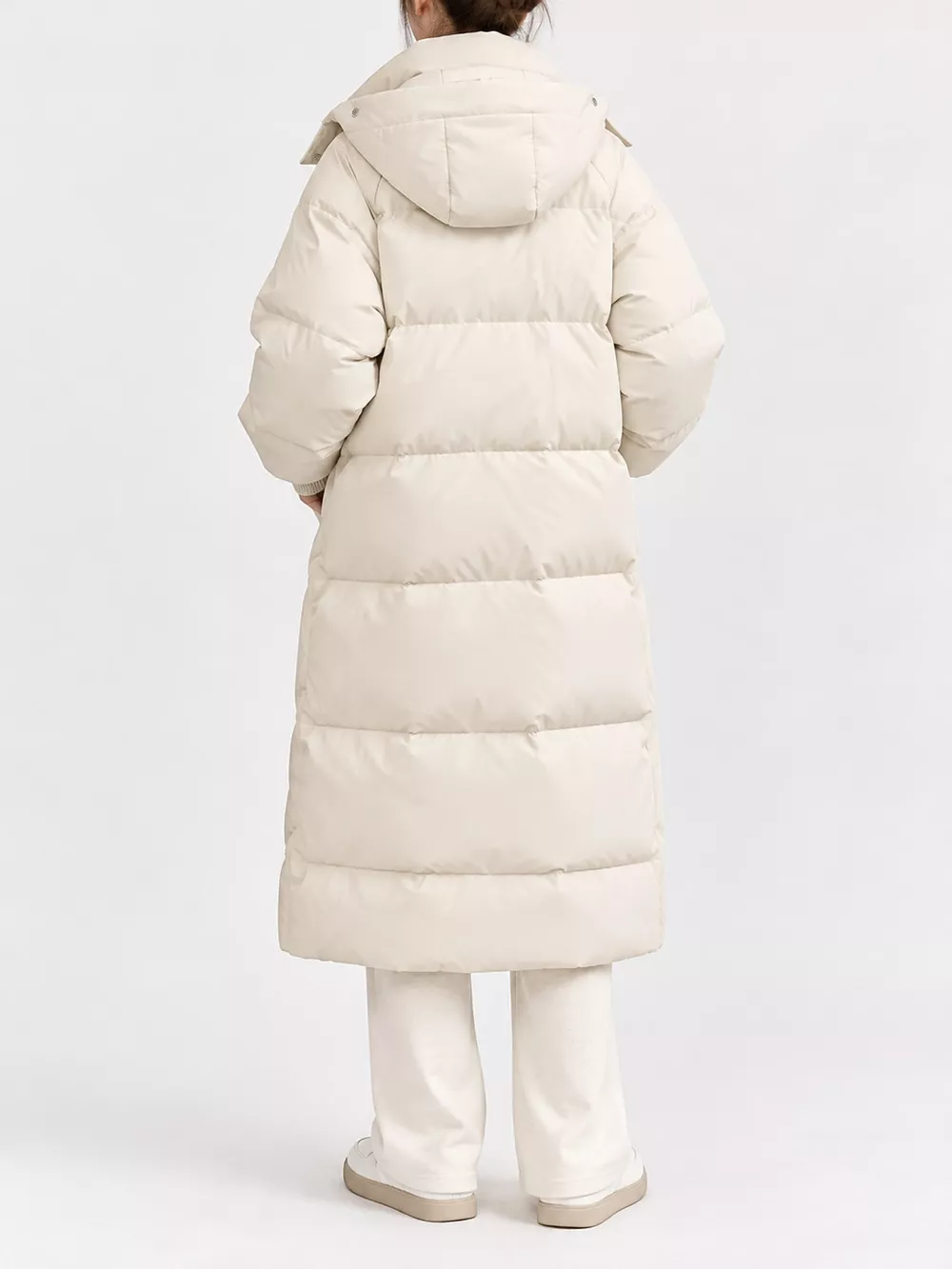 Plus Size Oversized Hooded Longline Puffer Coat, image 20