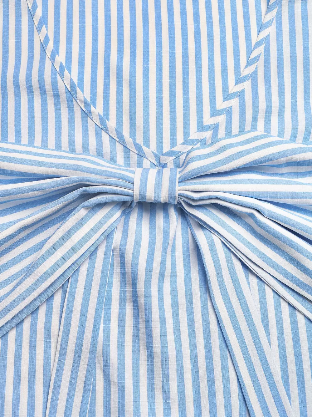 Striped Bowknot Sleeveless Top & Shorts Set, image 10
