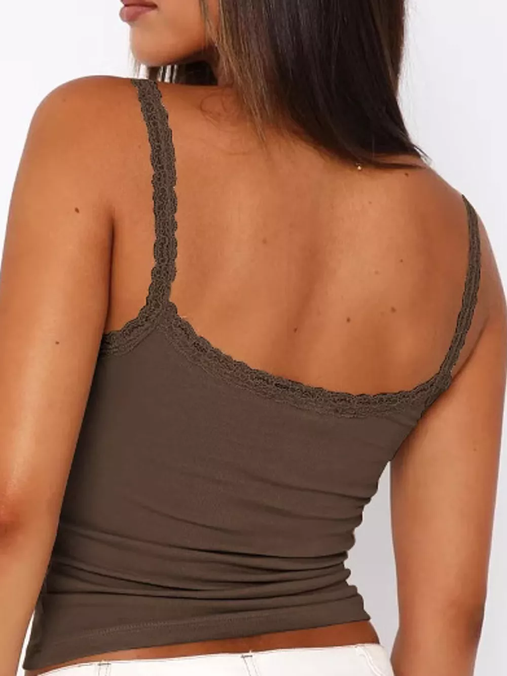Lace Detail Cami Top, image 4