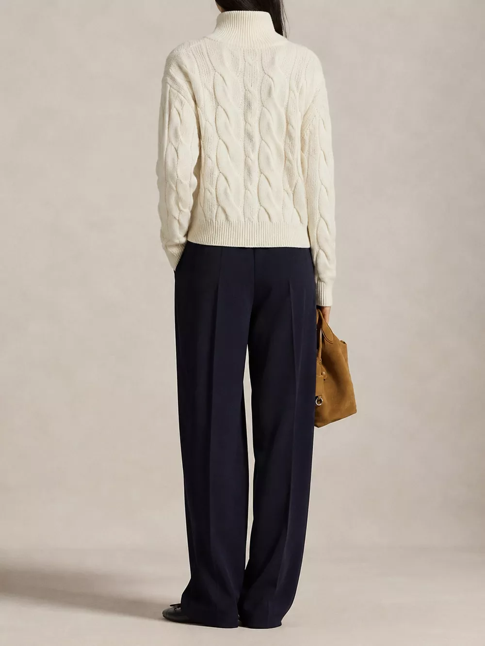 Cable Knit Button Up Cardigan, image 3