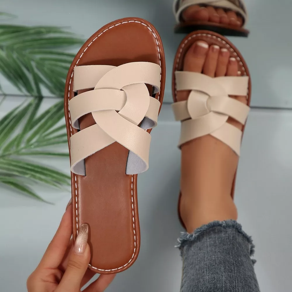Open Toe Flats Sandals, image 3