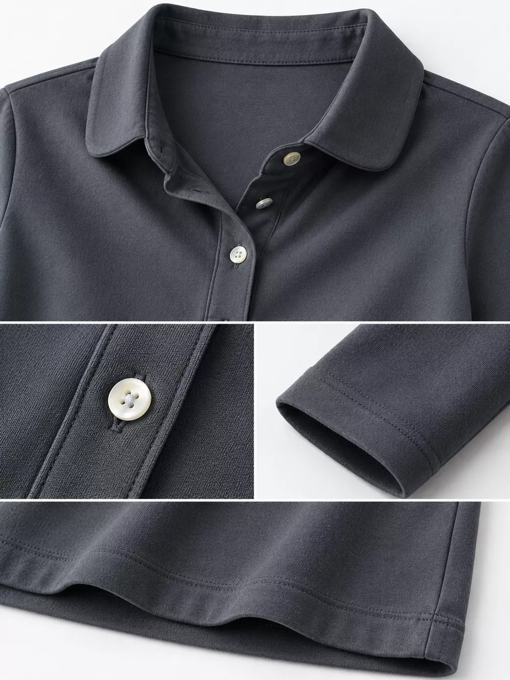 Full Size Button-Down Long Sleeve Shirt Plus Size, image 15