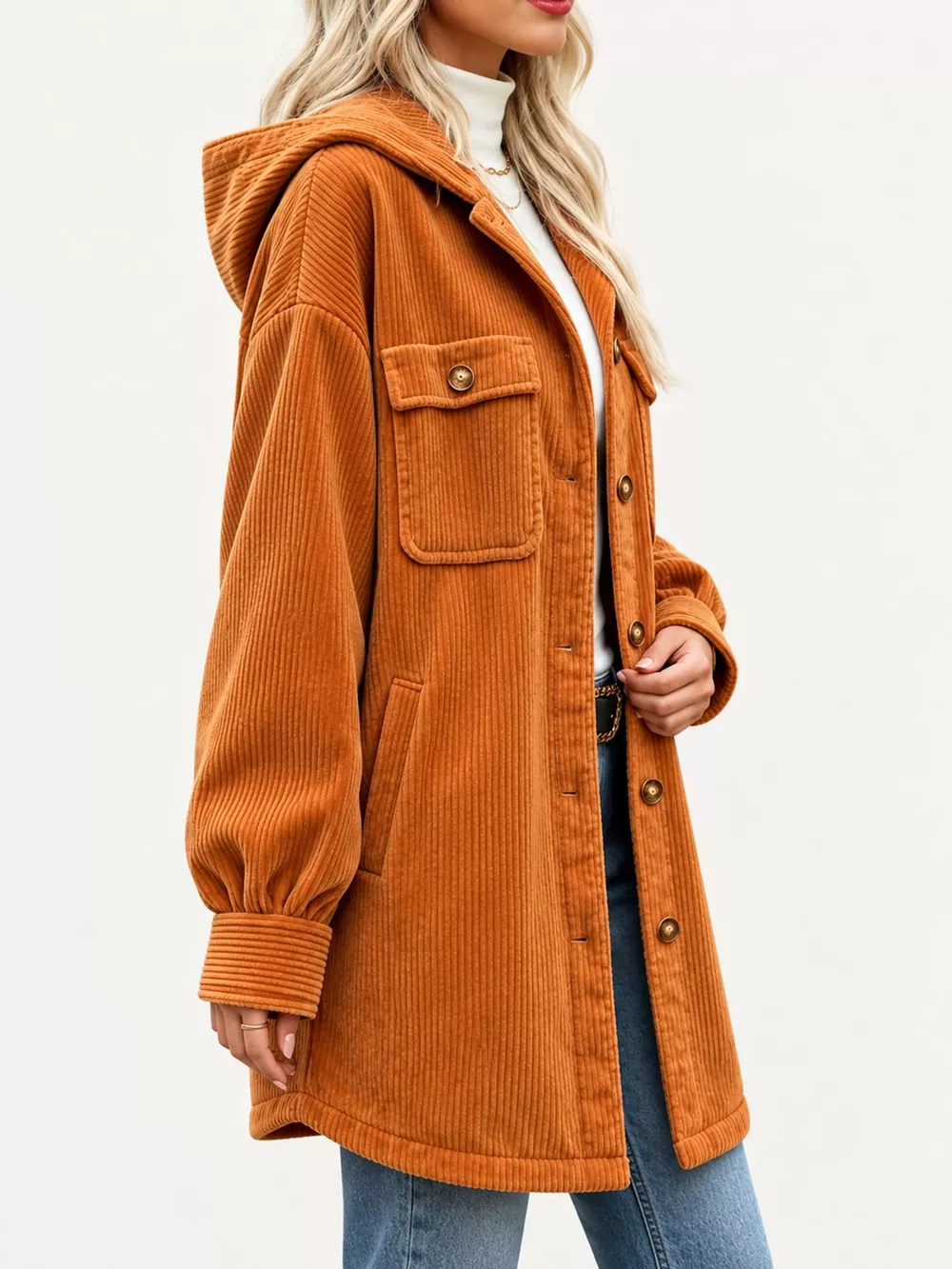 Corduroy Button-Down Outerwear, image 26