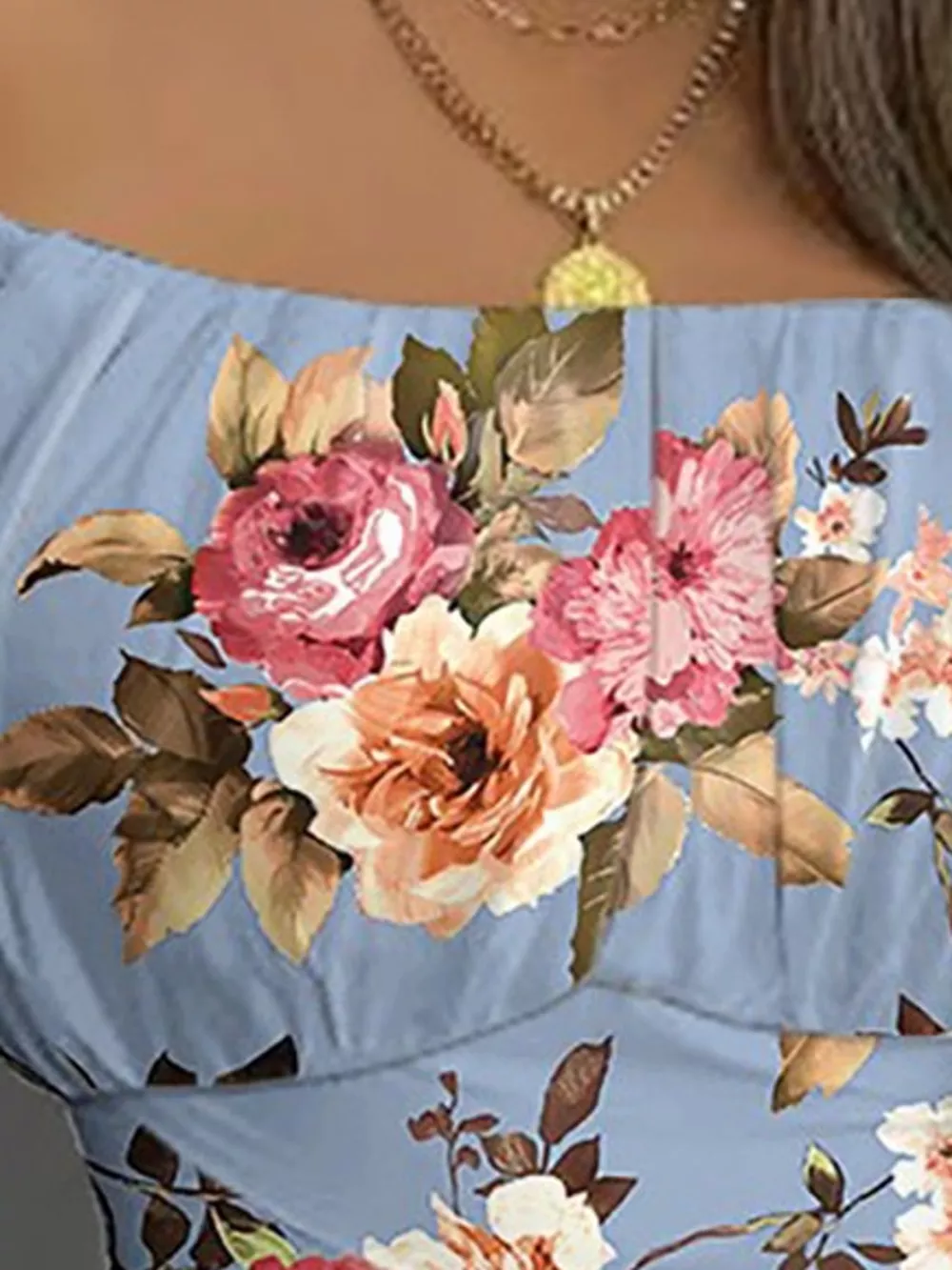 Off-Shoulder Long Sleeve Cropped Blouse, image 31