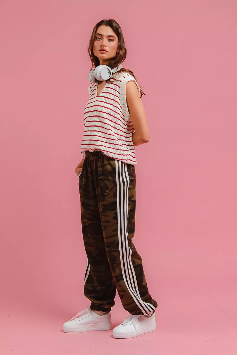 Side Lines Camouflage Track Pants, image 7