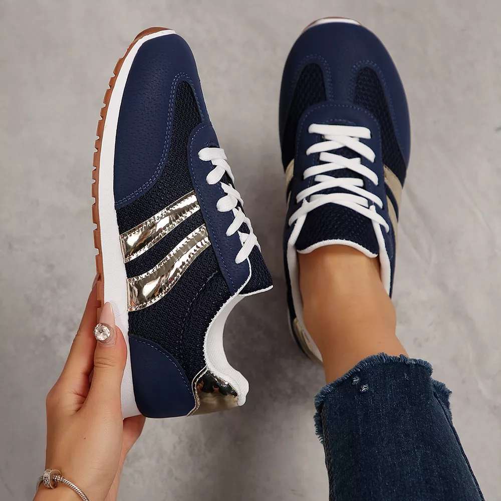 Round Toe Lace Up Sneakers, image 5