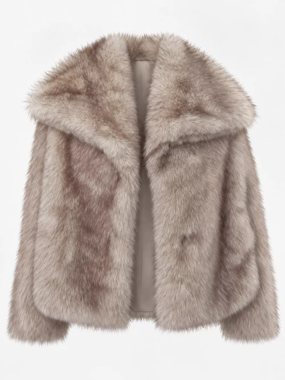 Fox Fur Collar Winter Outerwear, image 77