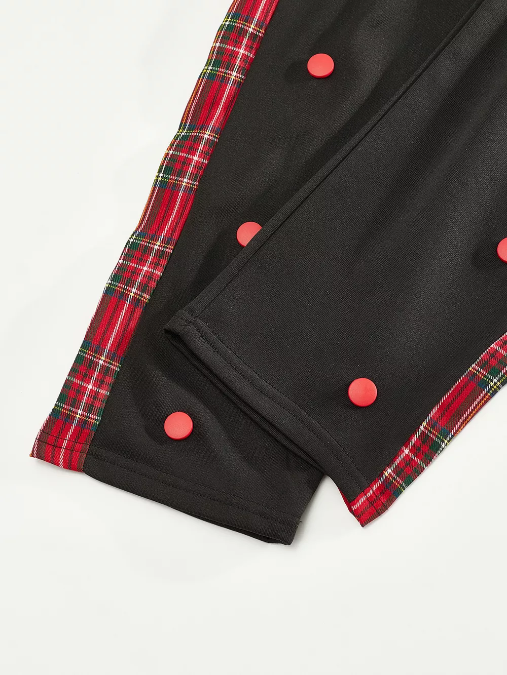 Men's Full Size Drawstring Plaid Side Stripe Pants Plus Size, image 7