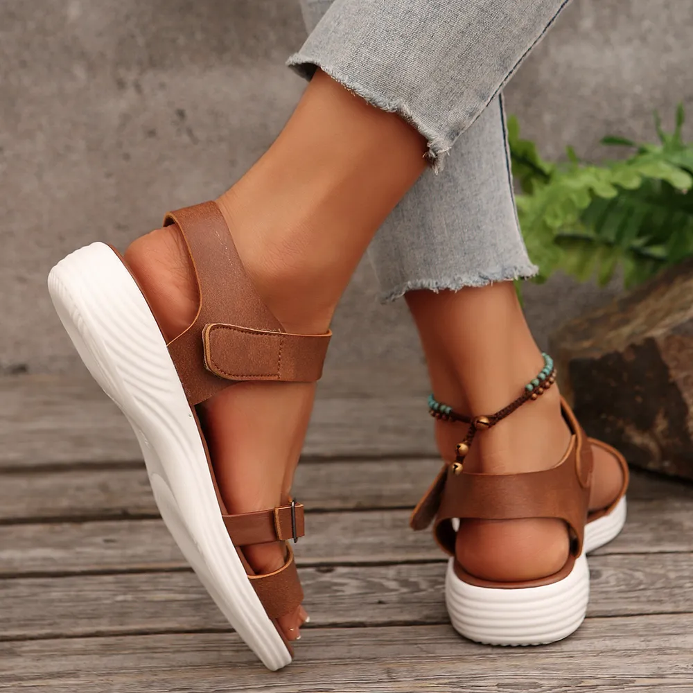 Open Toe Wedge Sandals, image 7