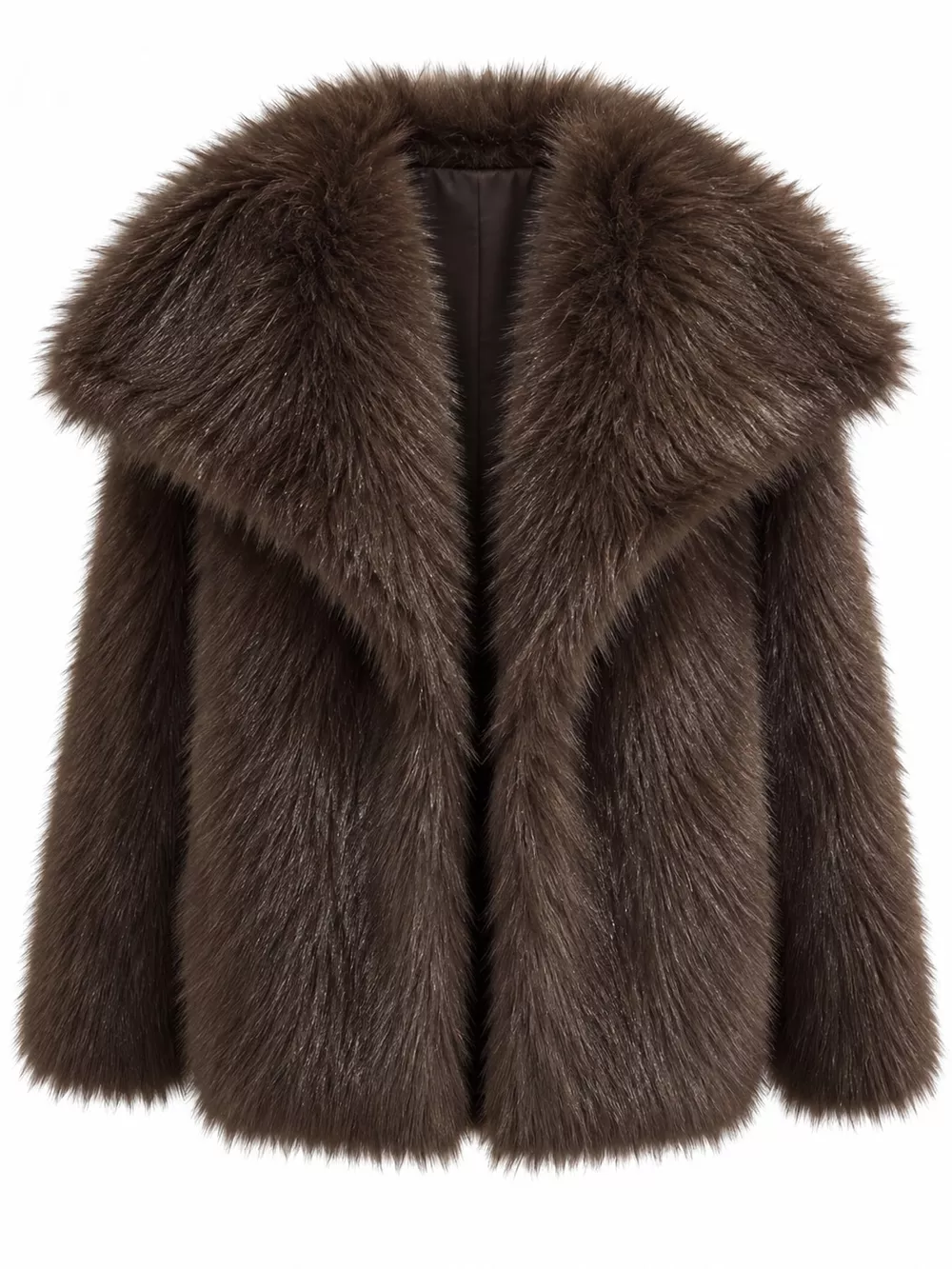 Fox Fur Collar Winter Outerwear, image 8