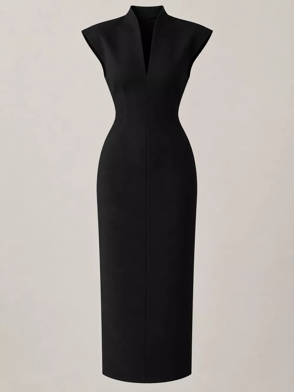 Slit Sleeveless Bodycon Midi Dress, image 8