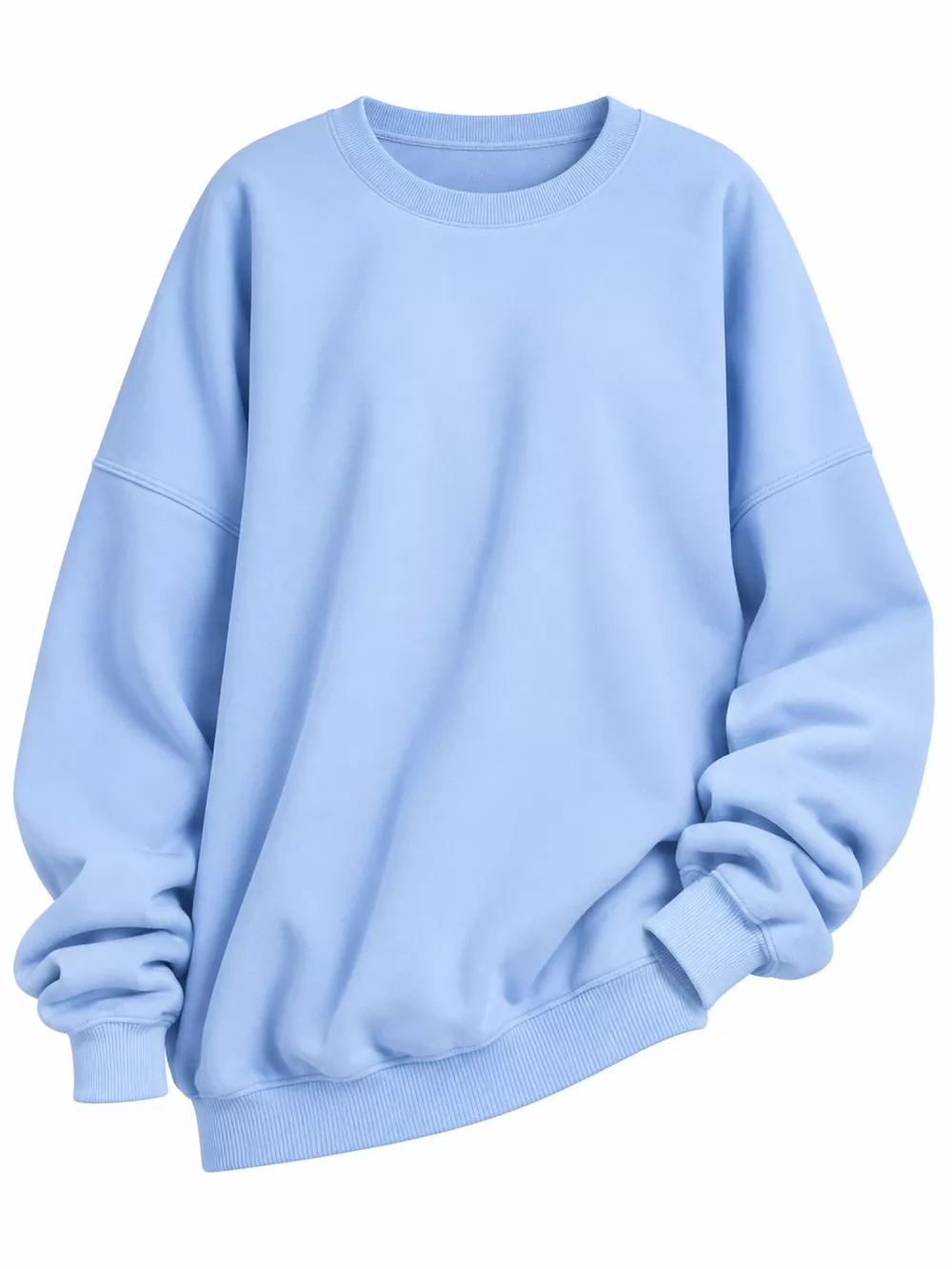 Full Size Crew Neck Dropped Shoulder Sweatshirt Plus Size, image 27
