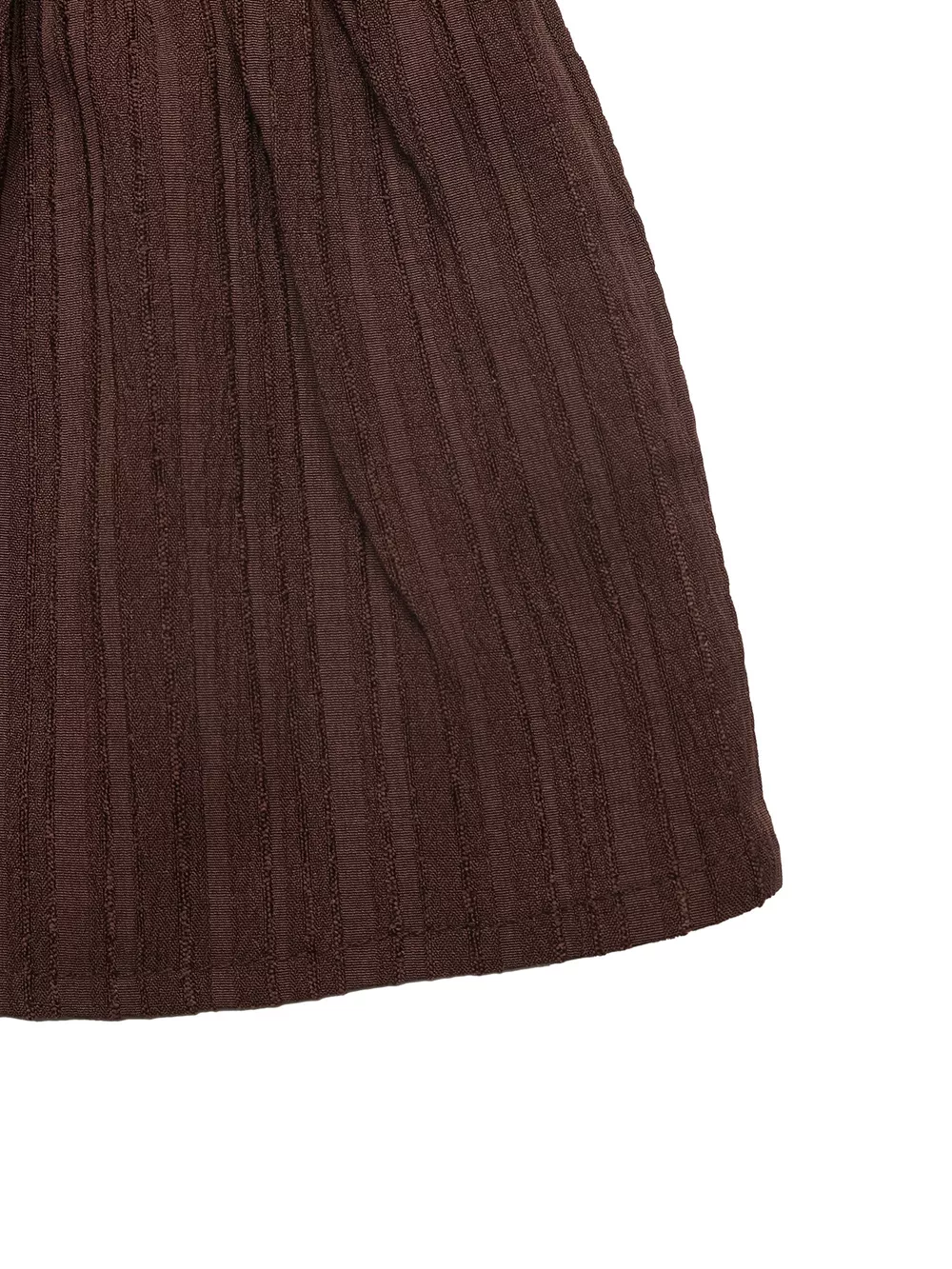 Smocked Strapless Tiered Ruffle Mini Dress, image 8