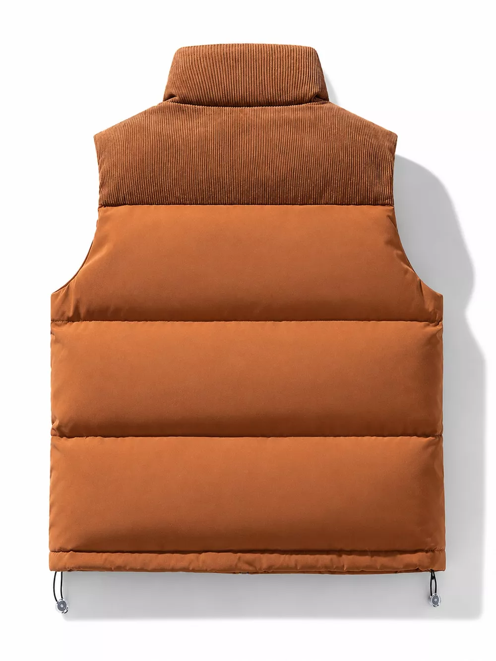 Men's Full Size Corduroy Patchwork Puffer Vest Plus Size, image 10