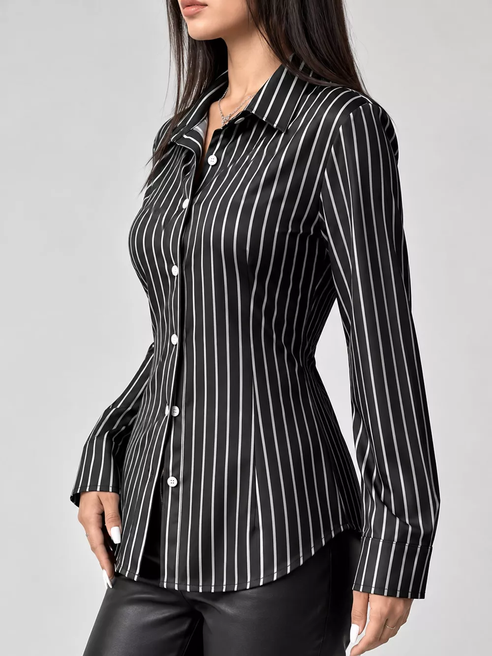 Striped Button-Down Shirt, image 5