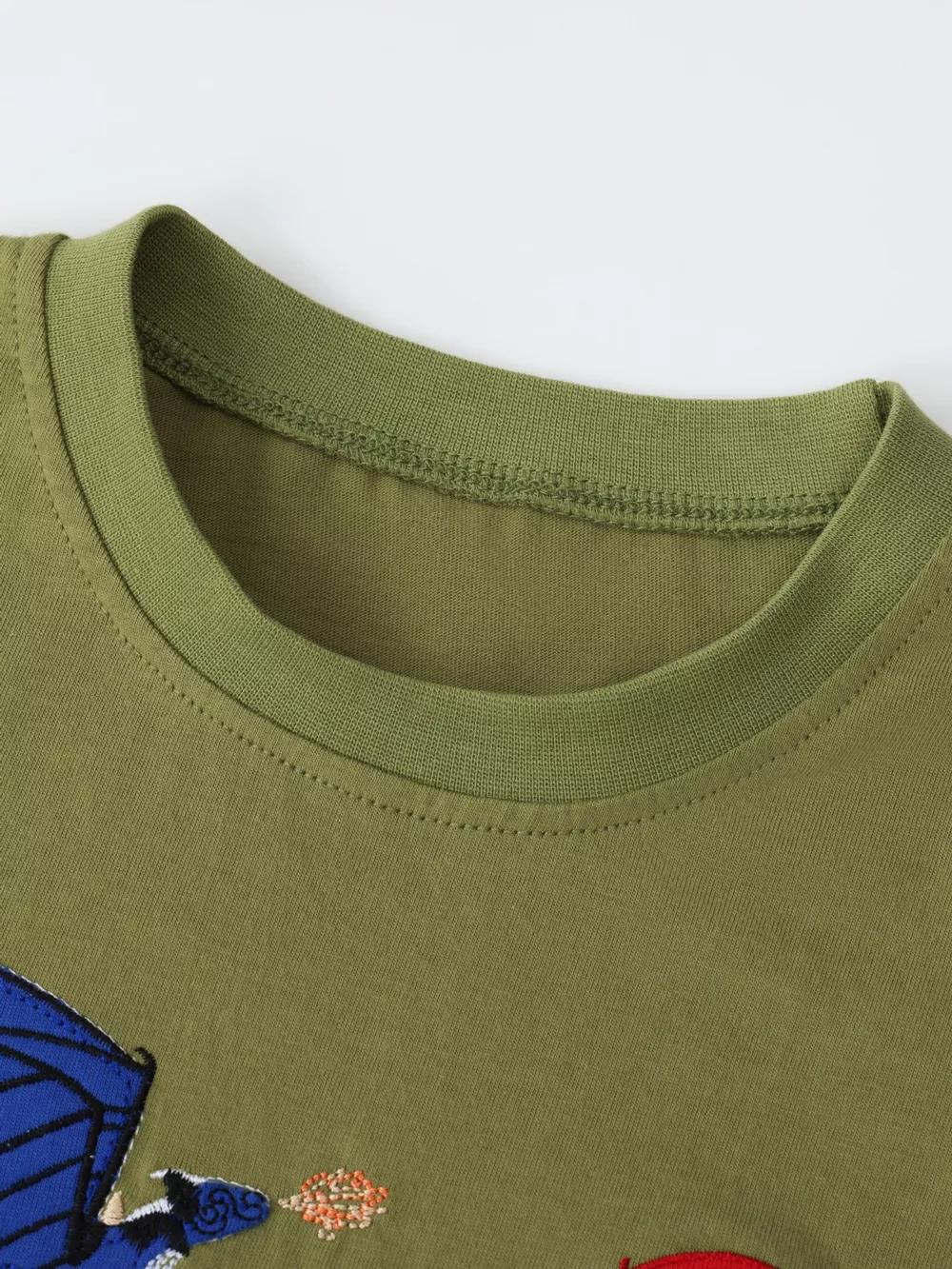 Children's Embroidered Dragon Short Sleeve T-Shirt, image 4
