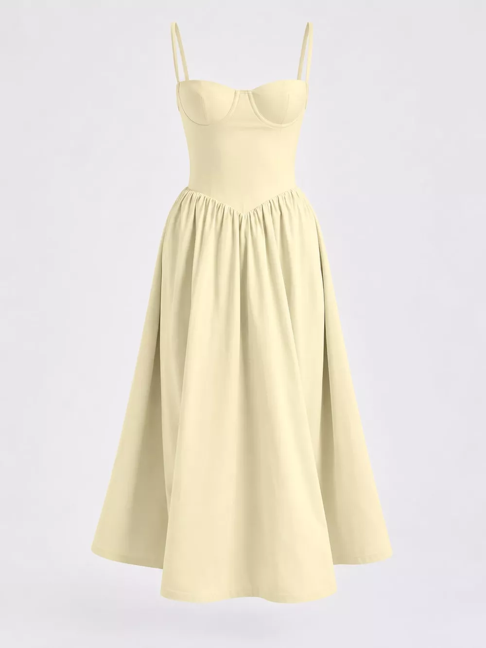 Sweetheart Neck Midi Cami Dress, image 34