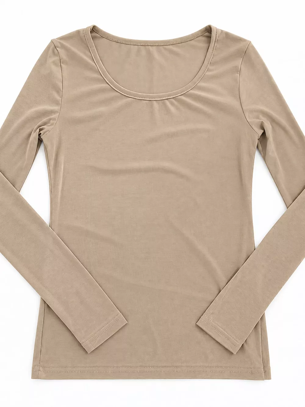 Full Size Sheer Mesh Long Sleeve Top Plus Size, image 9