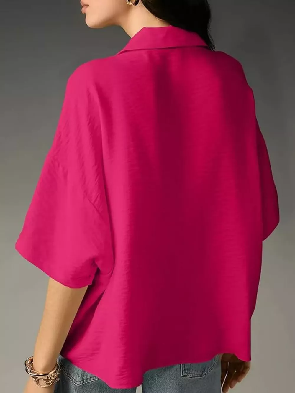 Half Sleeve Oversized Blouse, image 18