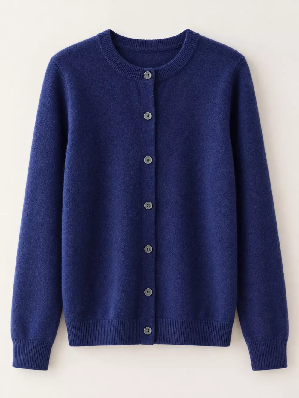 Classic Crew Neck Knit Cardigan, image 53