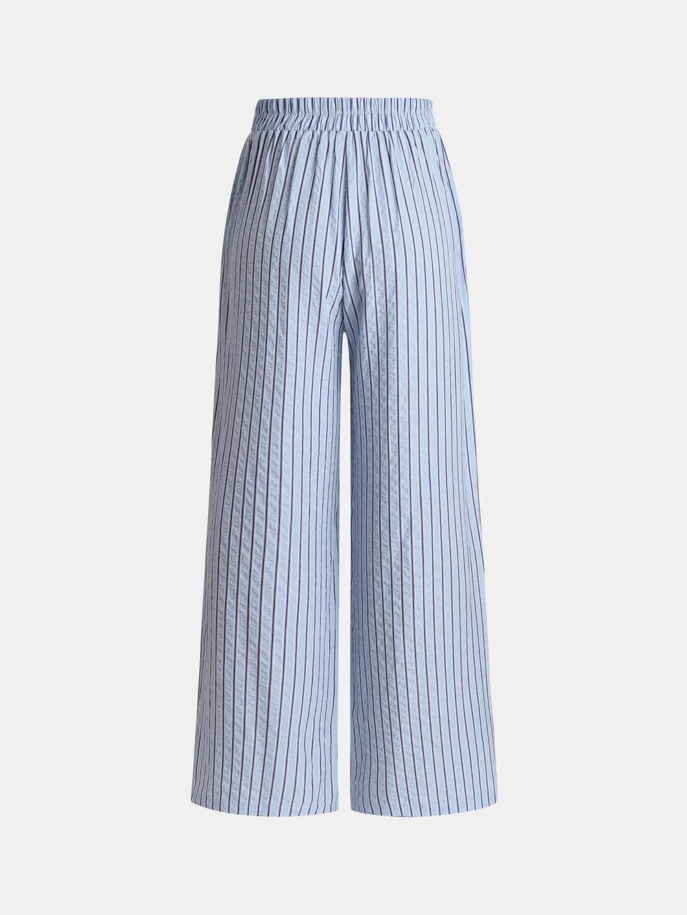 Striped High-Waisted Wide Leg Pants, image 2