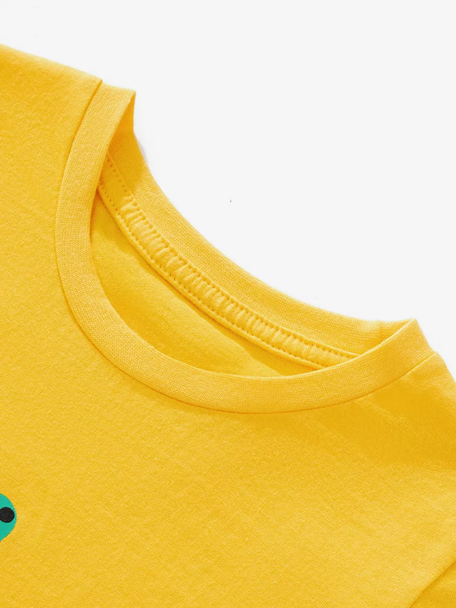 Children's Crocodile Print T-Shirt and Shorts Set, image 2