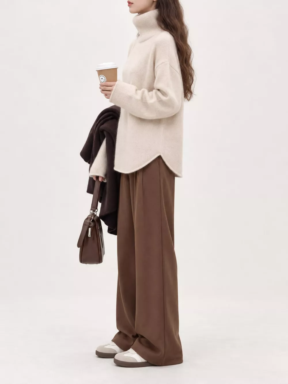 Turtleneck Dropped Shoulder Sweater, image 19