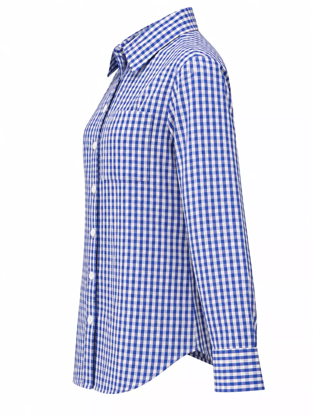 Plus Size Plaid Button-Down Long Sleeve Shirt, image 48