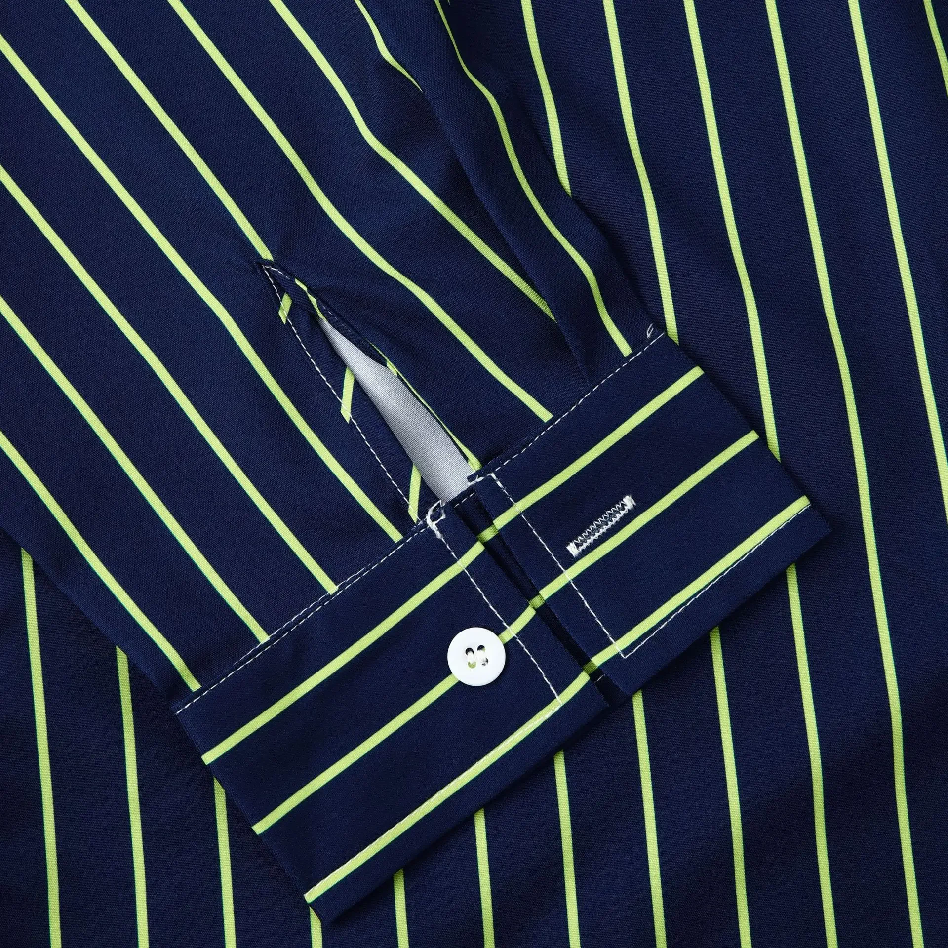 Men's Striped Button-Down Shirt, image 6