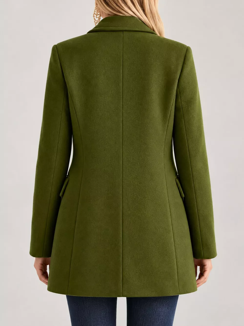 Single-Breasted Longline Coat, image 5