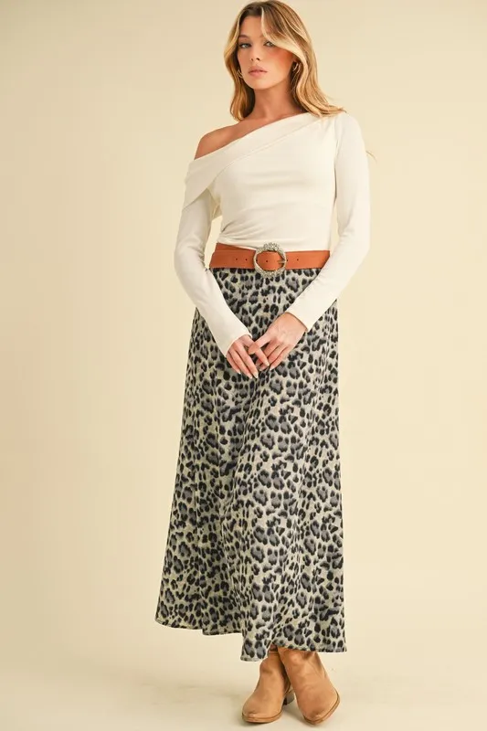 Leopard Midi Skirt, image 9