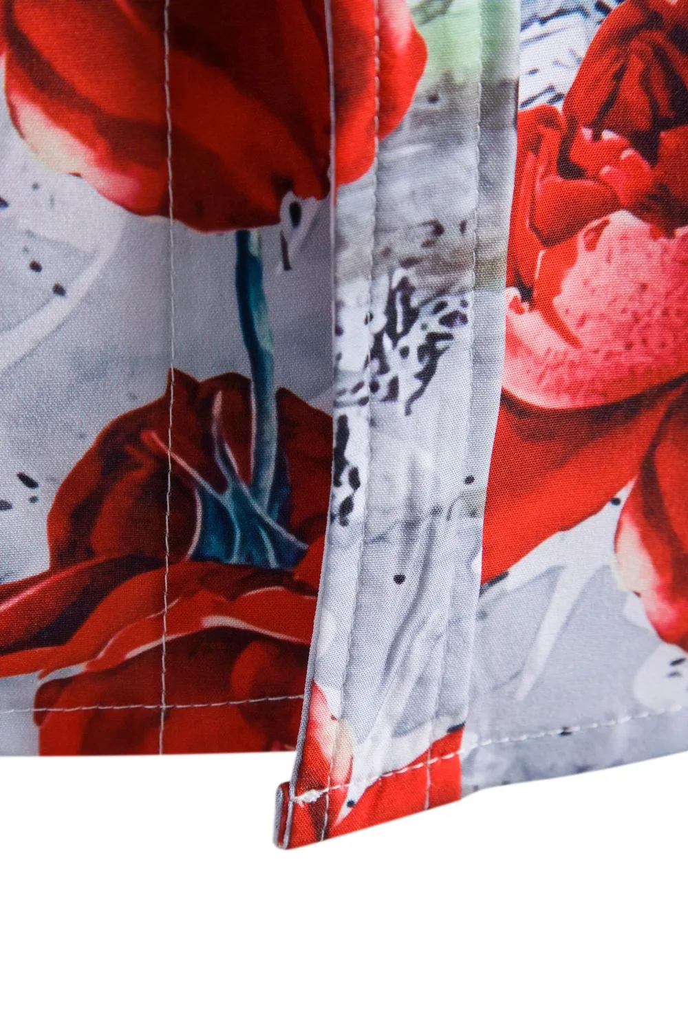 Men's Floral Print Short Sleeve Shirt, image 7