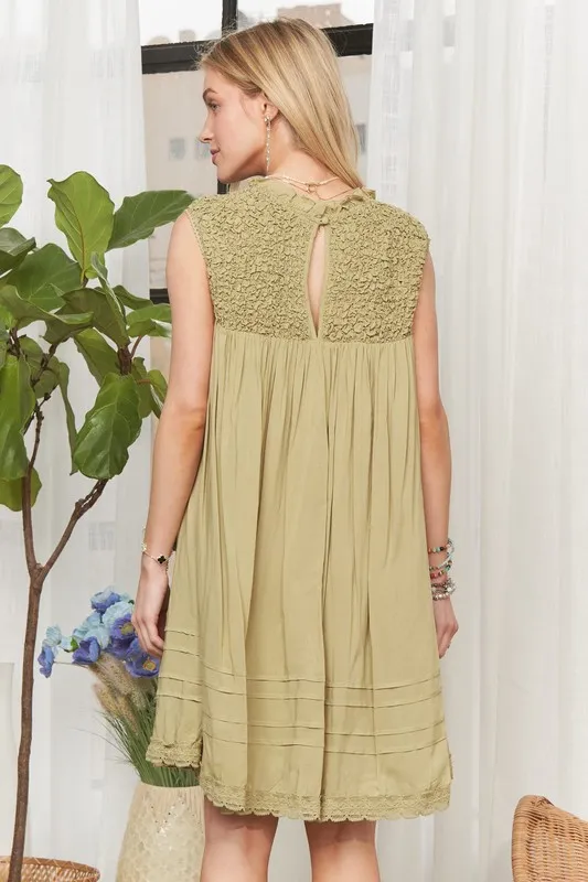Loose Textured Babydoll Dress, image 3