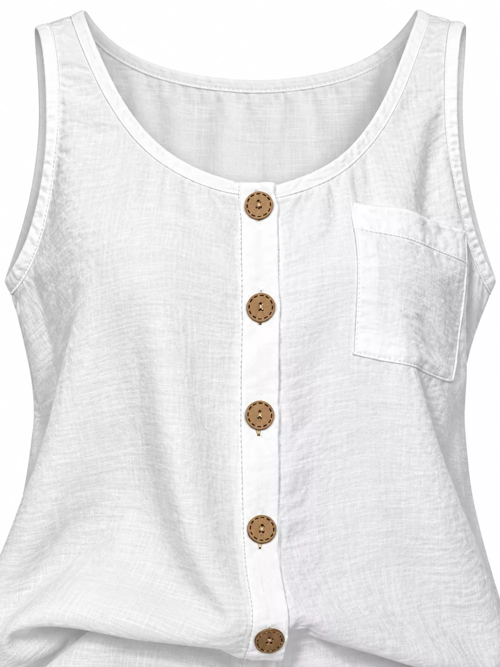 Full Size Casual Round Neck Tank Plus Size, image 5