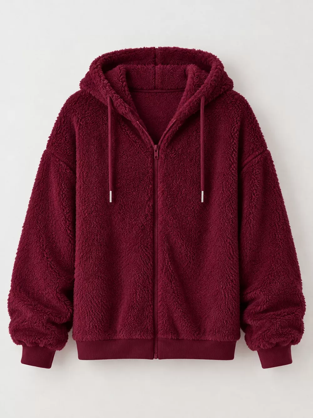 Fleece Zip-Up Hooded Jacket, image 12