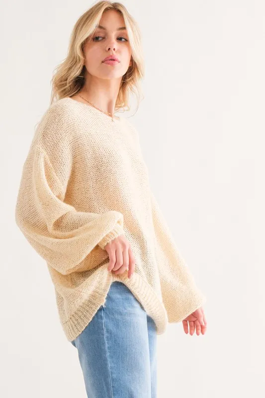 Sequined Light Weight Pullover Sweater, image 4