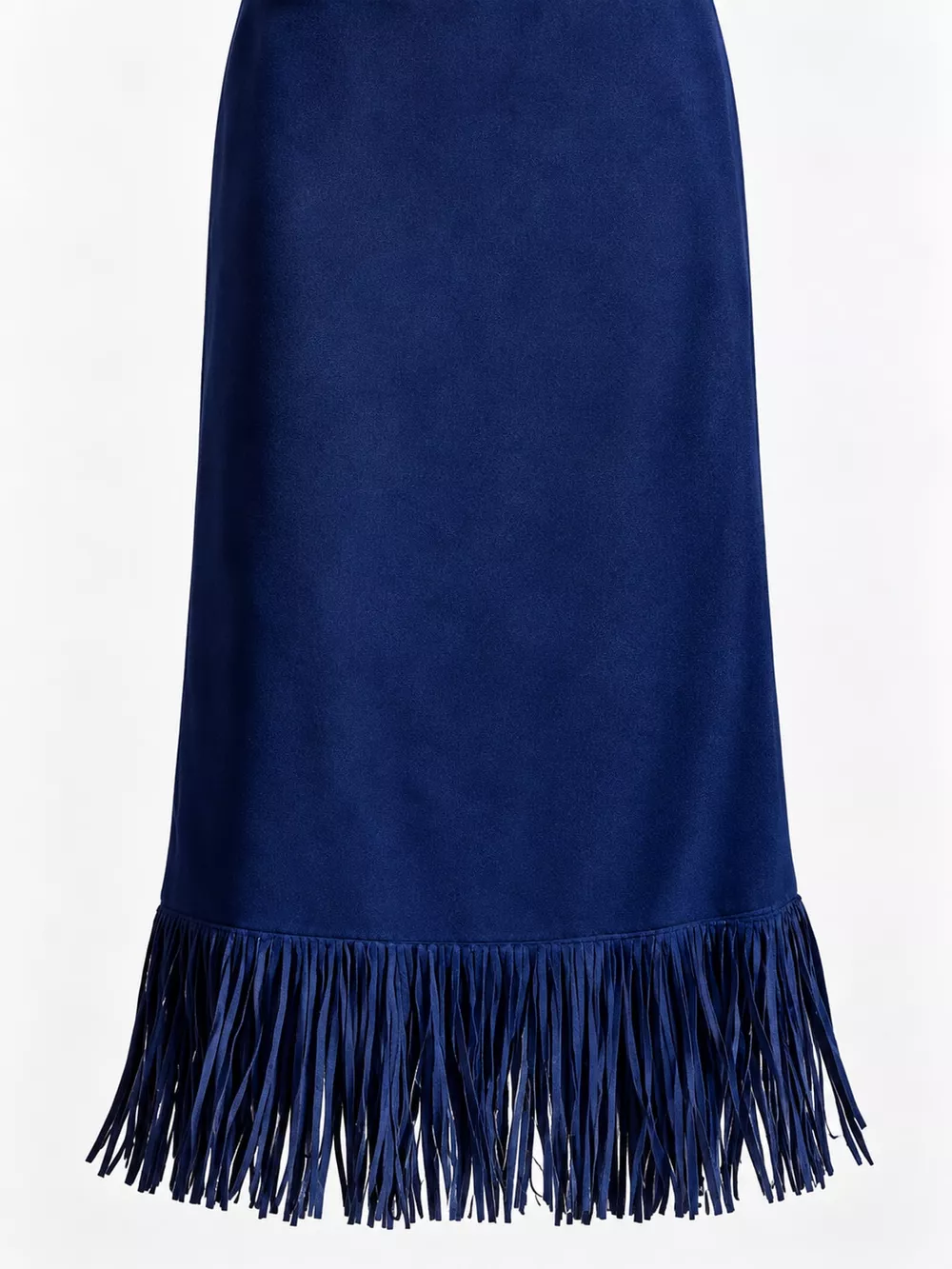 High-Waisted Fringe Midi Skirt, image 24