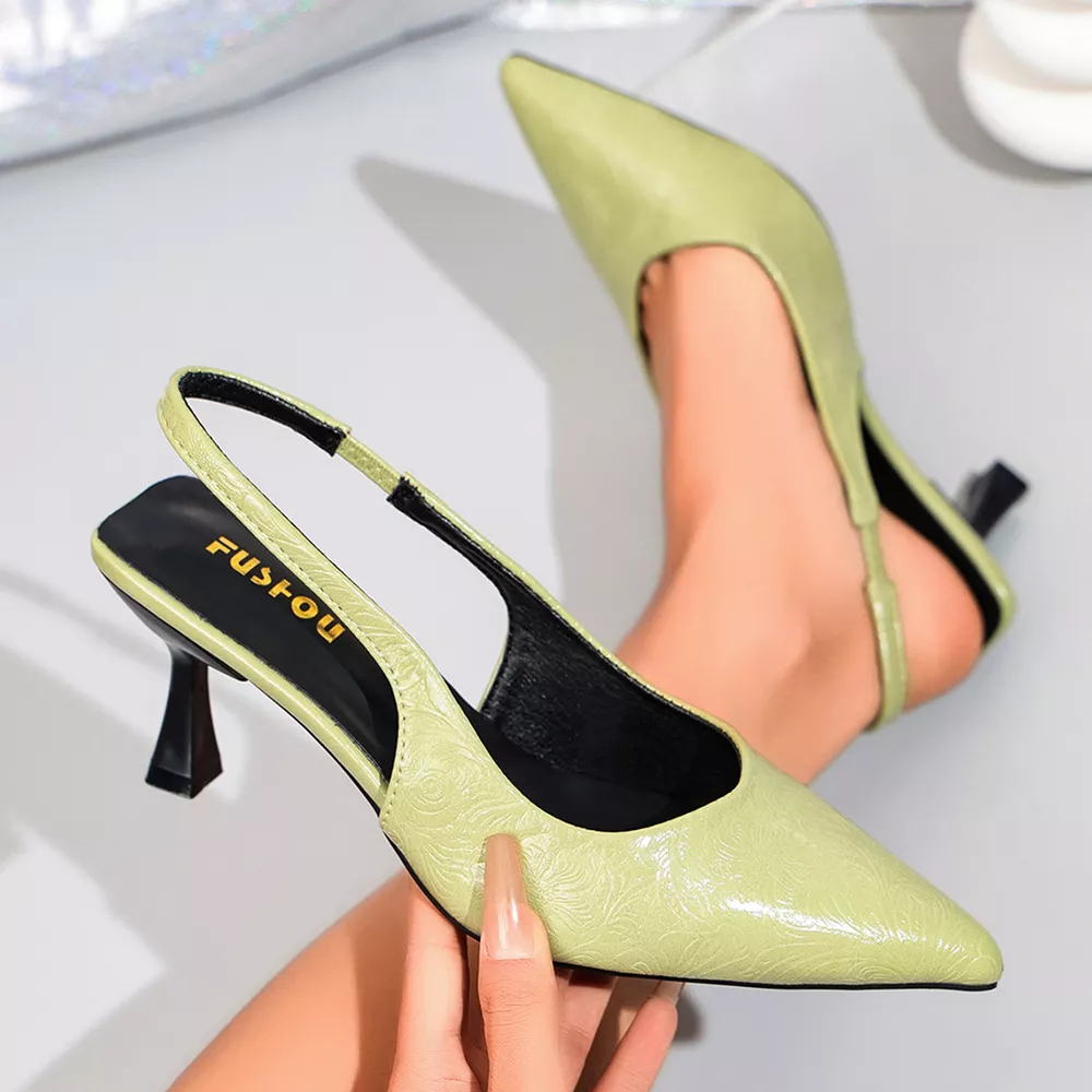 Point Toe Slingback Pumps, image 9