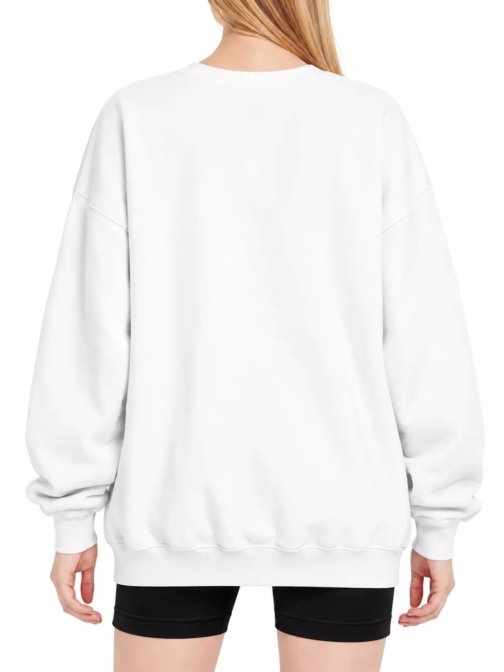 Full Size Crew Neck Dropped Shoulder Sweatshirt Plus Size, image 3