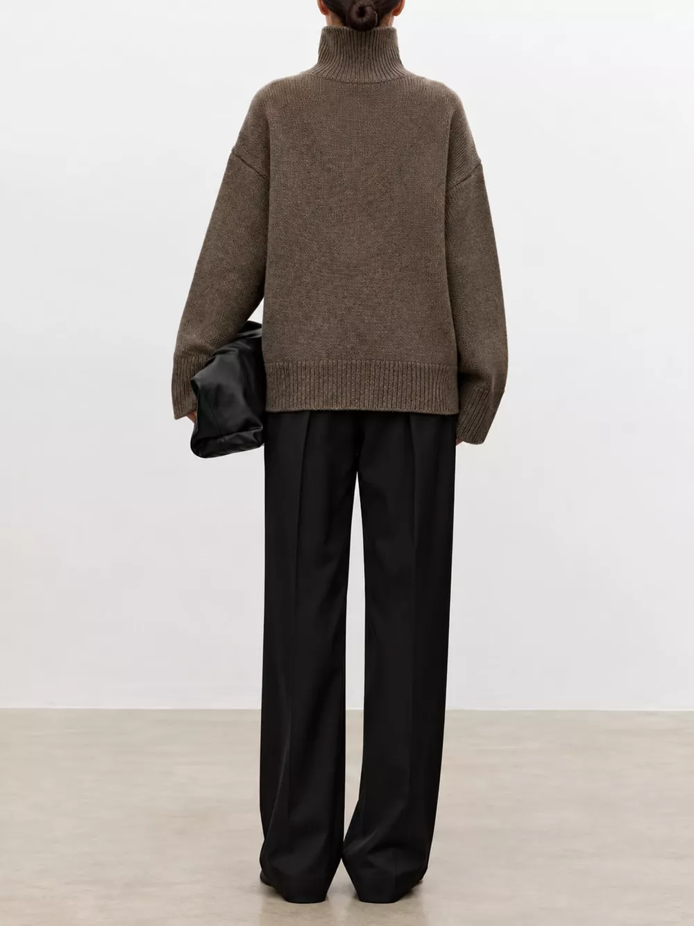 Oversized Turtleneck Wool Sweater, image 16