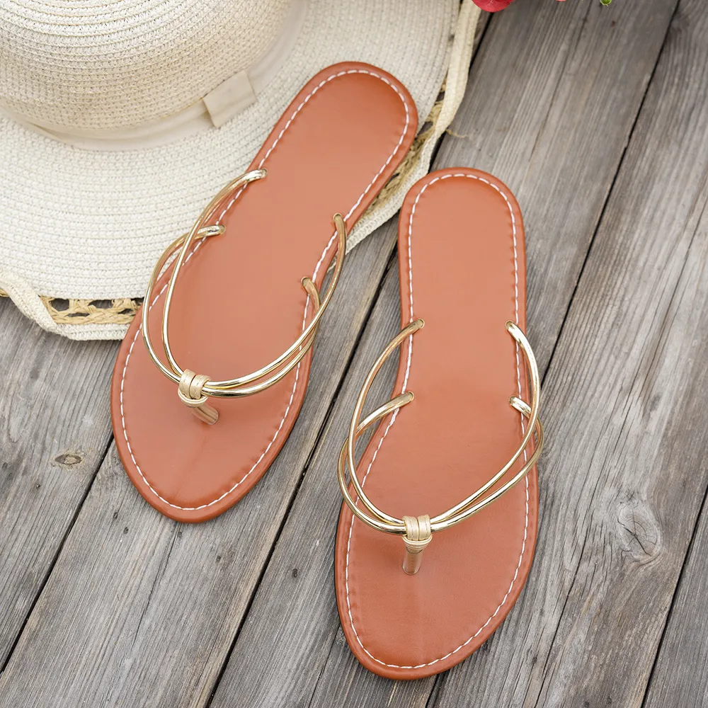 Toe Post Flats Sandals, image 5
