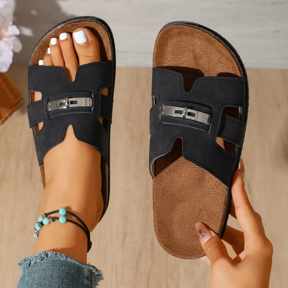 Open Toe Flats Sandals, image 4