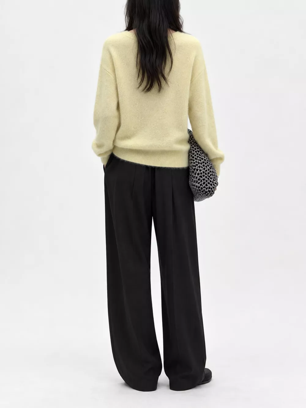 V-Neck Dropped Shoulder Sweater, image 10