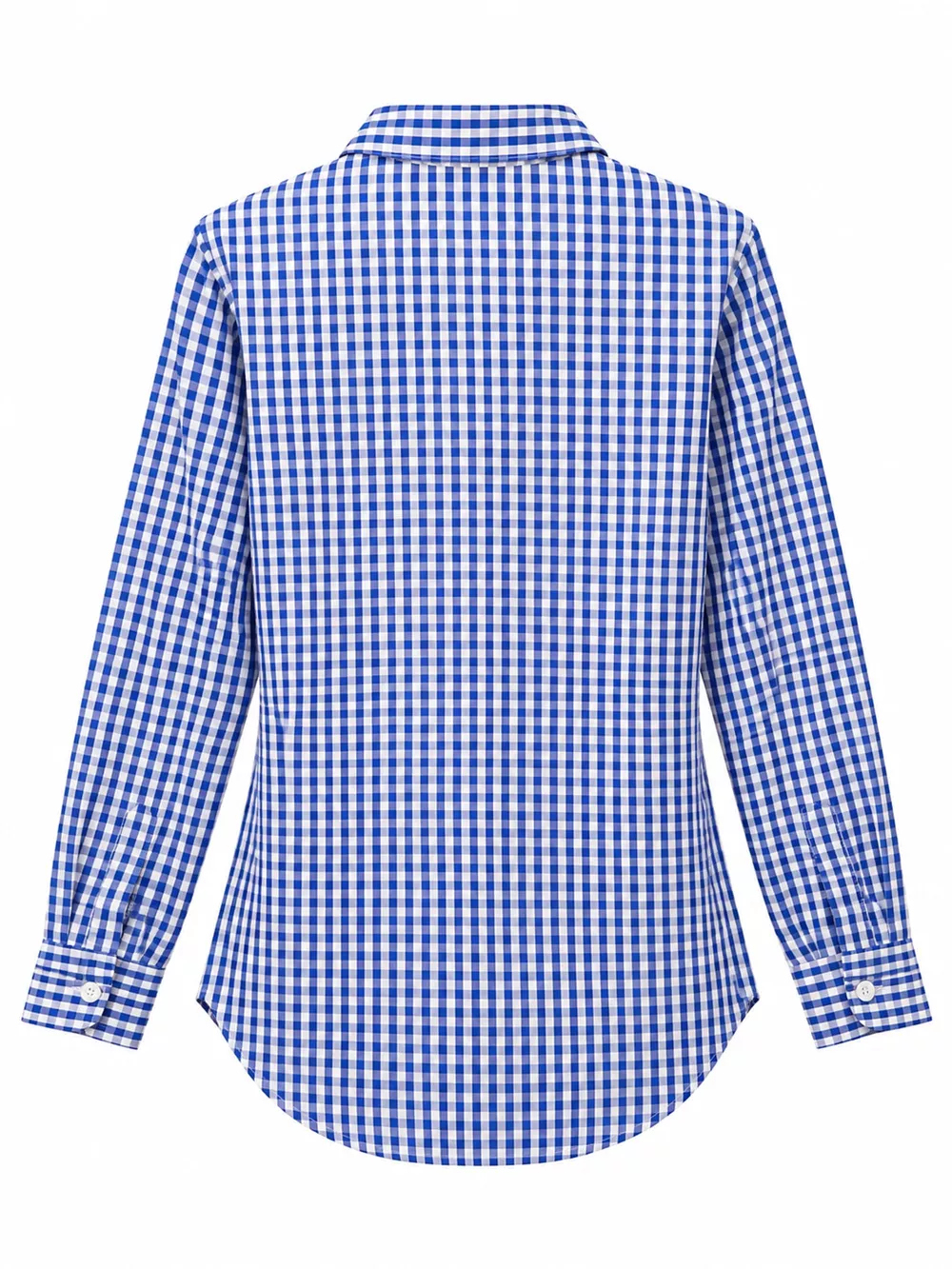 Plus Size Plaid Button-Down Long Sleeve Shirt, image 49