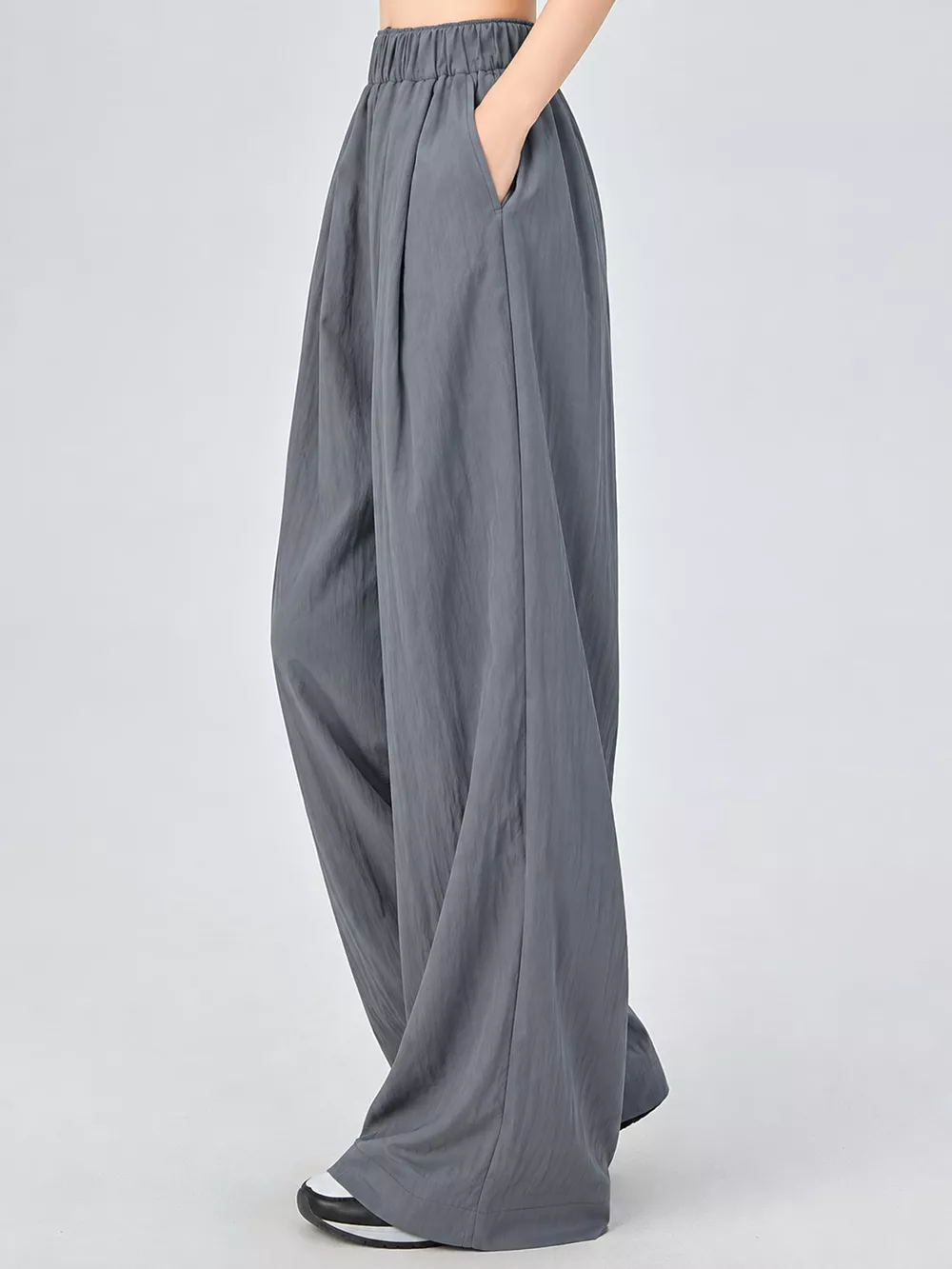 High-Waisted Loose Fit Wide-Leg Casual Pants, image 37